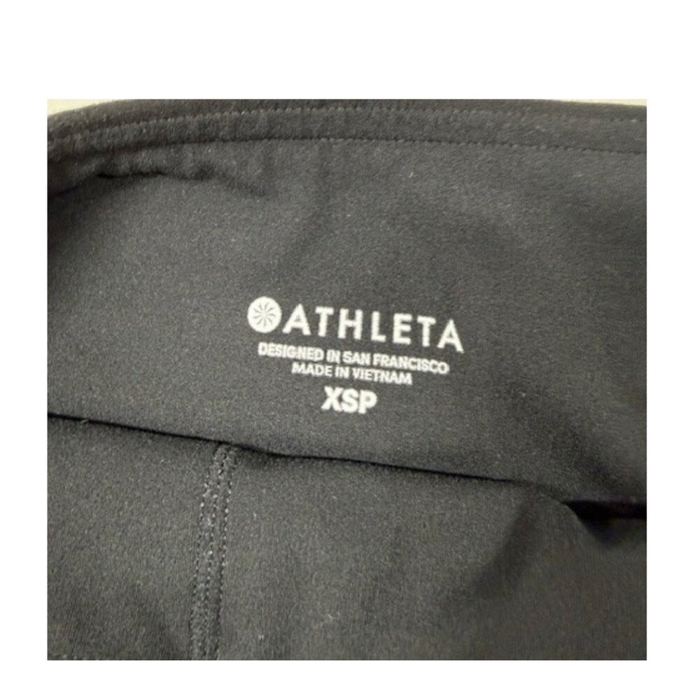 Athleta Black Leggings XSP High-Rise Sculpting Performance - Picture 3 of 7